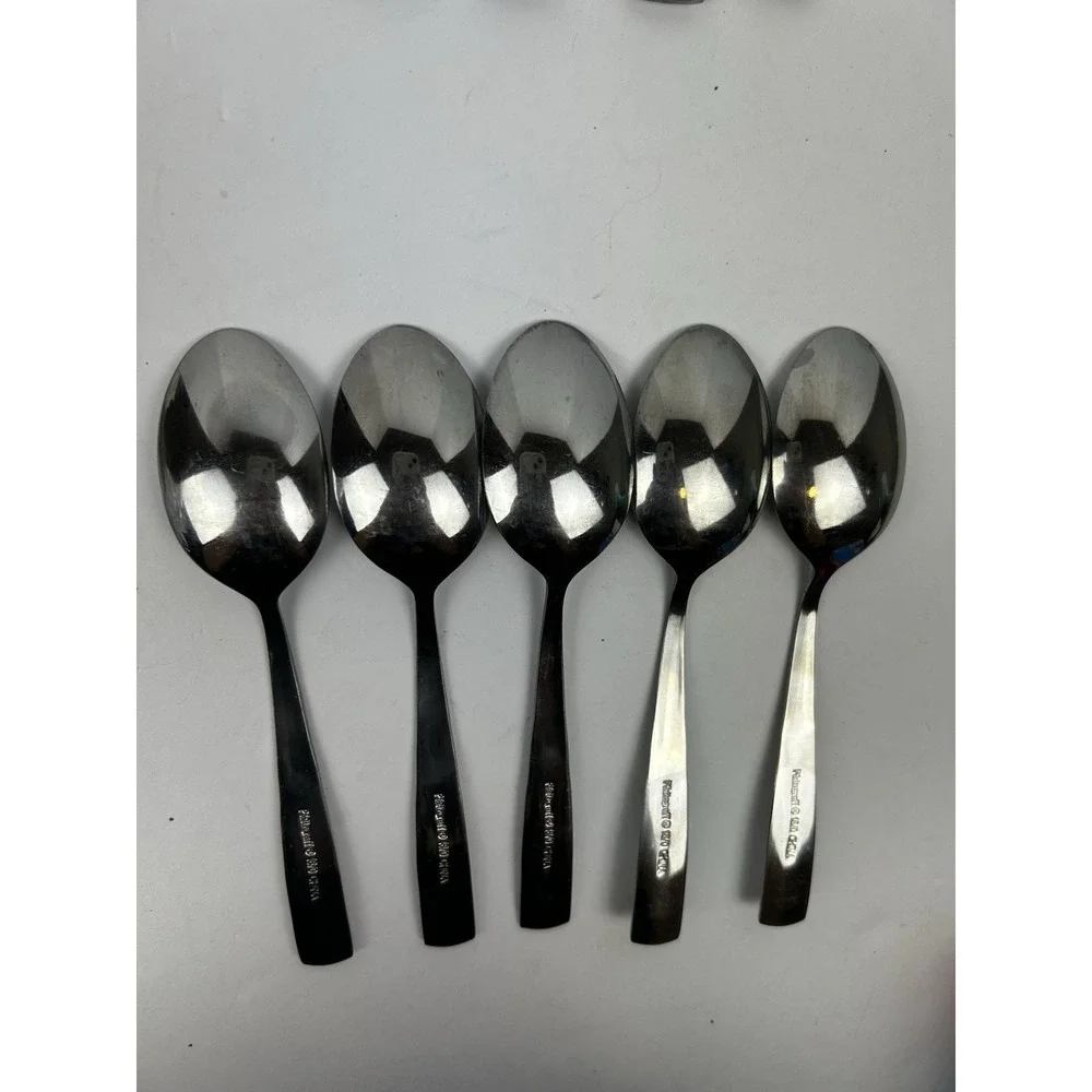 Pfaltzgraff 18/0 Flatware Lot Of 5 Stainless Steel Spoons